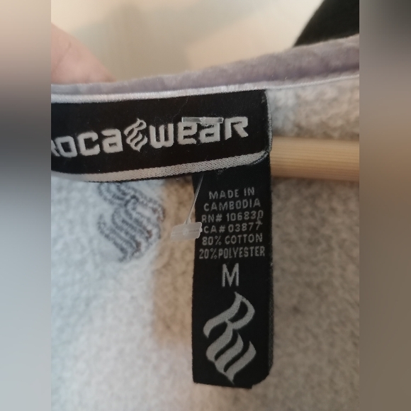 ROCAWEAR‎ 99 GRAY Hoodie Sz. Medium - Picture 8 of 11